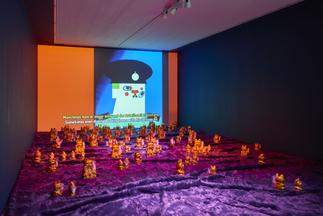 Wong Ping, Installation view, Golden Shower,...