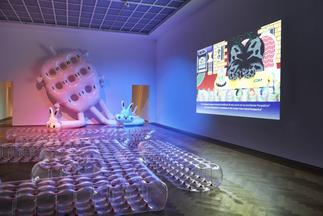 Wong Ping, Installation view, Golden Shower,...