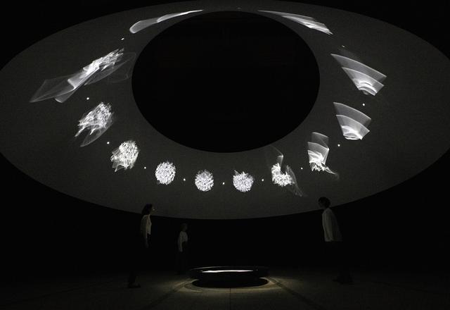 This is an installation image of Olafur Eliasson's...