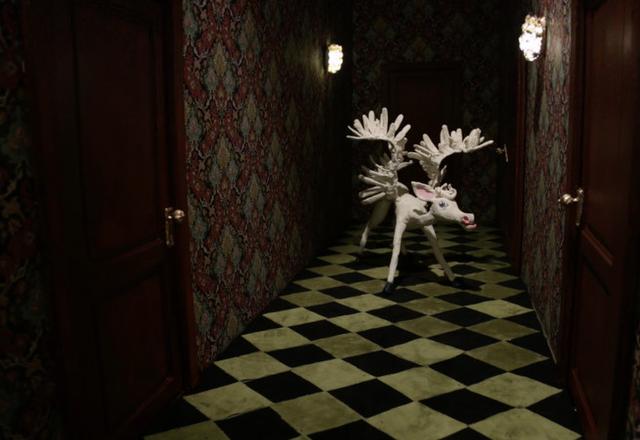 This a film still of Nathalie Djurberg & Hans Berg...
